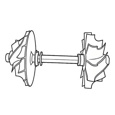 موازنة الشاحن التوربيني (تيربو تشارجر) ومكوناته