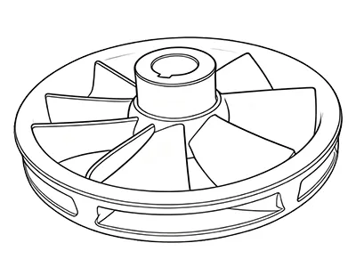 Pump impeller balancing